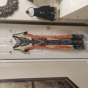 Peachpuff Maxi Geo Design L